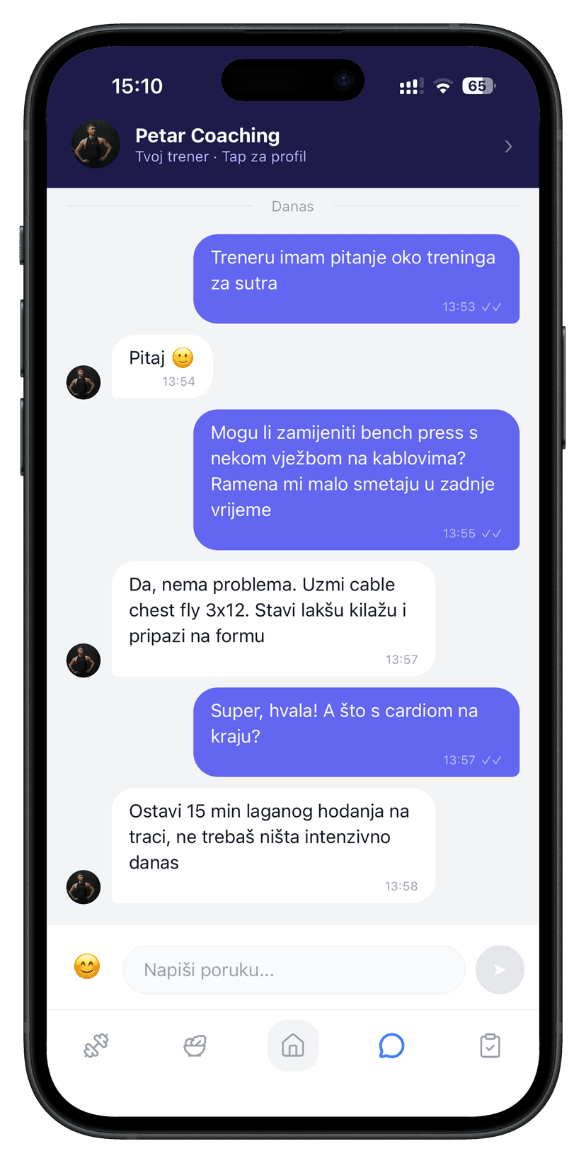 Coach always available