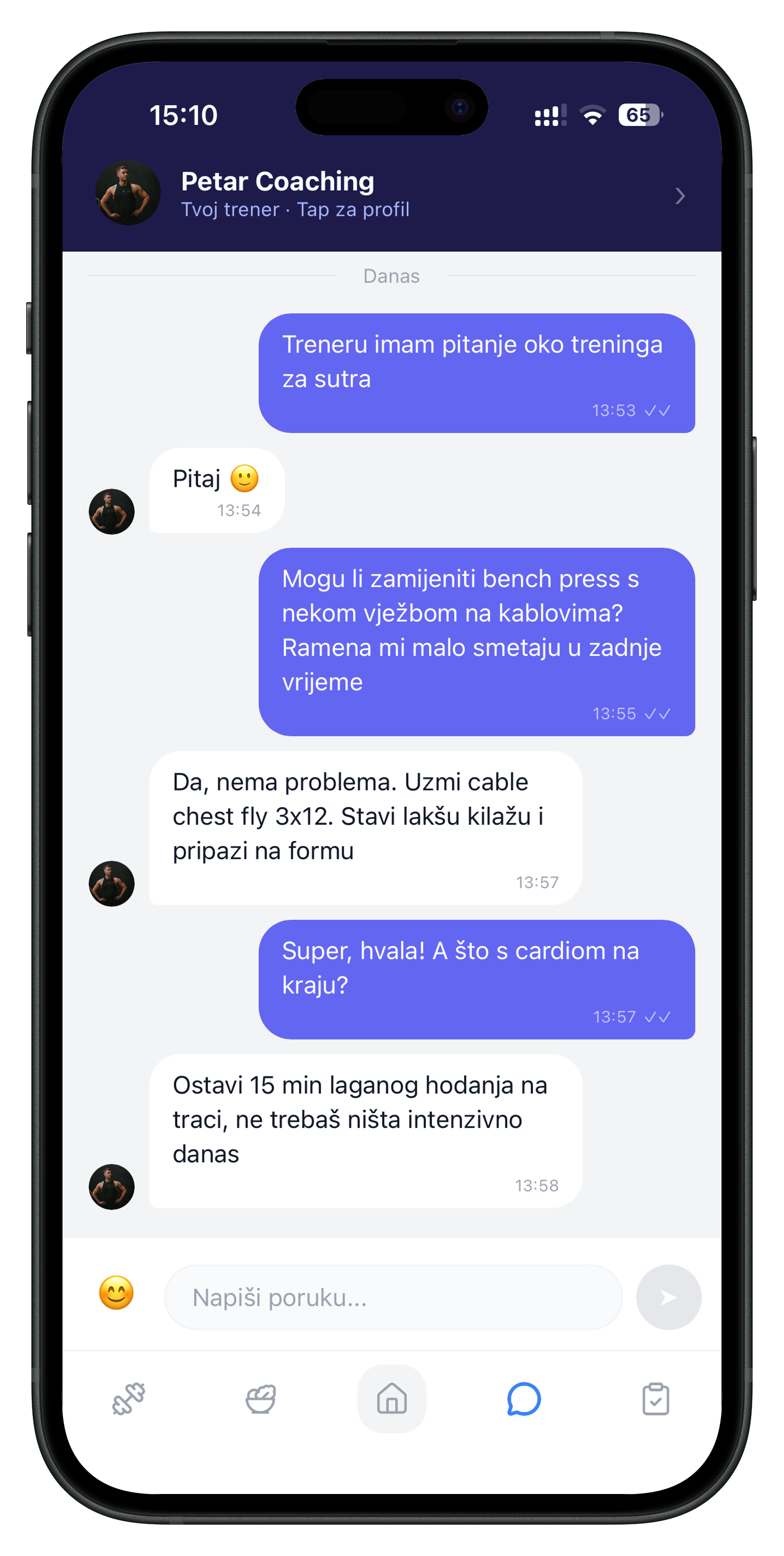 Coach always available