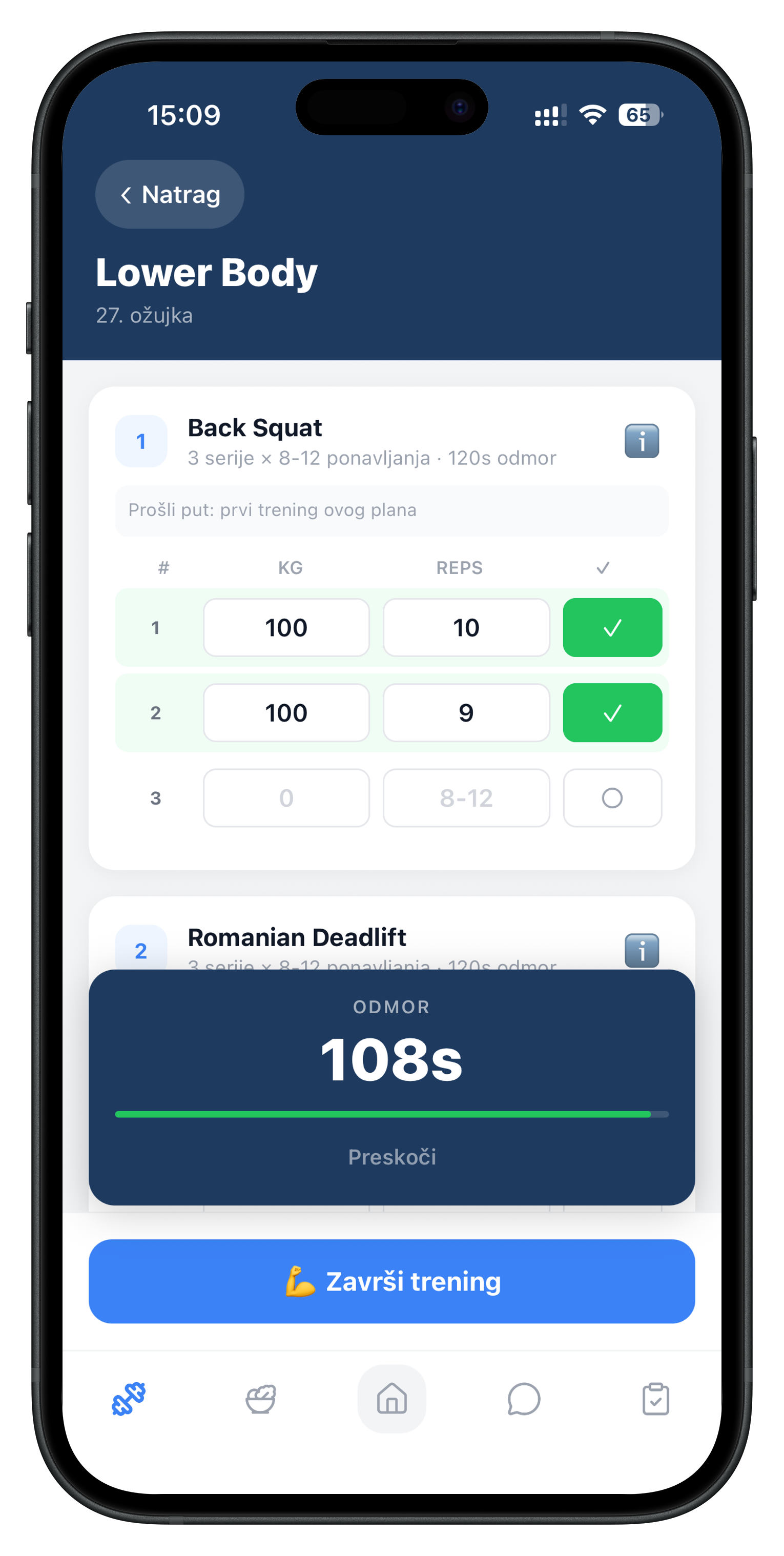 Train with a plan, no paper